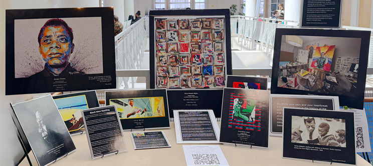 various aritworks of james baldwin